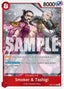 Smoker & Tashigi (EB04-003) (V.1) - Adventure on Kami’s Island (Rare) [OP15-EB04-003] — one-piece card