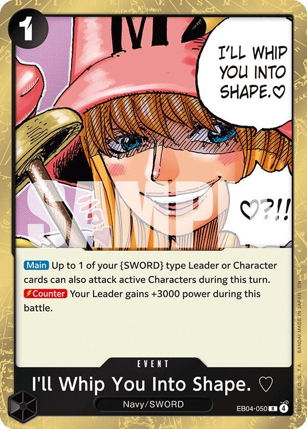 I'll Whip You Into Shape.  (EB04-050) - Adventure on Kami’s Island (Rare) [OP15-EB04-050] — one-piece card