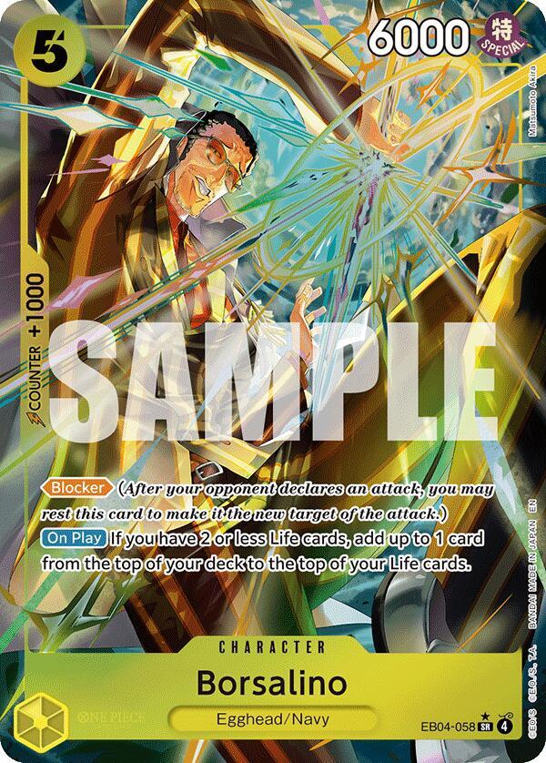 Borsalino (EB04-058) (V.2) - Adventure on Kami’s Island (Alternate Art) [OP15-EB04-058] — one-piece card