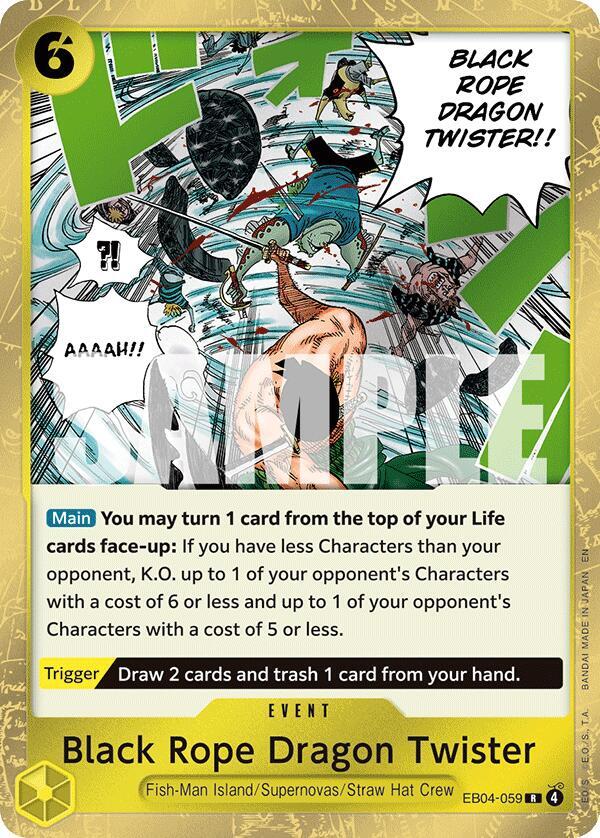 Black Rope Dragon Twister (EB04-059) - Adventure on Kami’s Island (Rare) [OP15-EB04-059] — one-piece card