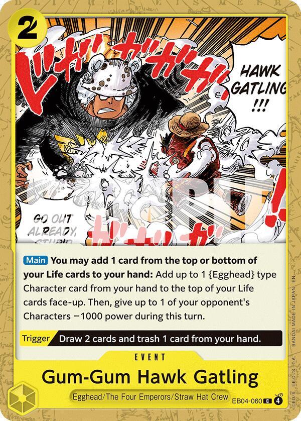 Gum-Gum Hawk Gatling (EB04-060) - Adventure on Kami’s Island (Common) [OP15-EB04-060] — one-piece card