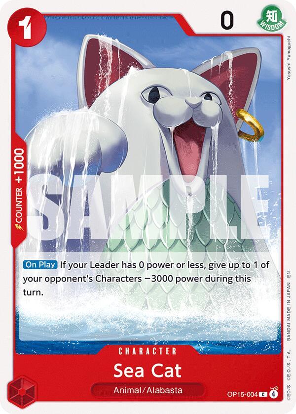 Sea Cat (OP15-004) - Adventure on Kami’s Island (Common) [OP15-004] — one-piece card Main image