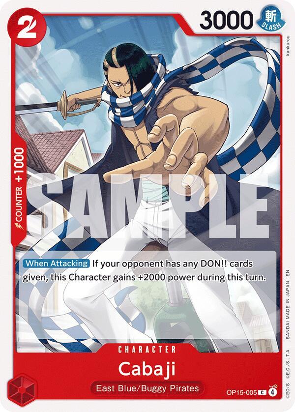 Cabaji (OP15-005) - Adventure on Kami’s Island (Common) [OP15-005] — one-piece card