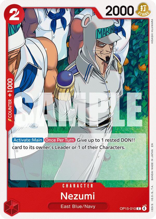Nezumi (OP15-010) - Adventure on Kami’s Island (Common) [OP15-010] — one-piece card Imagen principal del producto