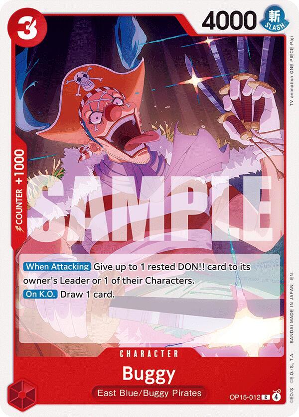 Buggy (OP15-012) - Adventure on Kami’s Island (Common) [OP15-012] — one-piece card
