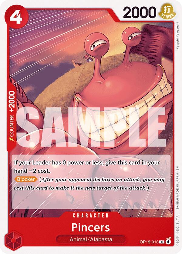 Pincers (OP15-013) - Adventure on Kami’s Island (Common) [OP15-013] — one-piece card