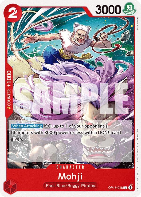 Mohji (OP15-018) - Adventure on Kami’s Island (Common) [OP15-018] — one-piece card