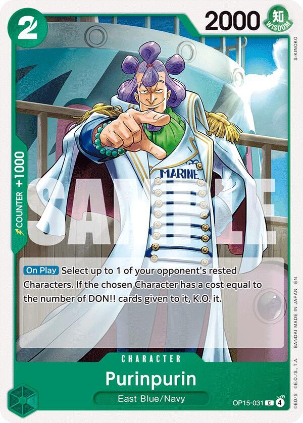 Purinpurin (OP15-031) - Adventure on Kami’s Island (Common) [OP15-031] — one-piece card