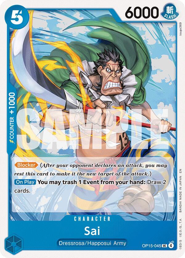 Sai (OP15-045) - Adventure on Kami’s Island (Uncommon) [OP15-045] — one-piece card
