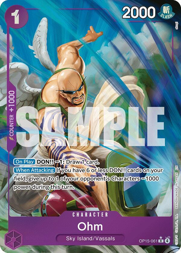 Ohm (OP15-061) (V.2) - Adventure on Kami’s Island (Alternate Art) [OP15-061] — one-piece card