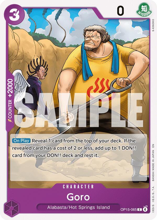 Goro (OP15-065) - Adventure on Kami’s Island (Common) [OP15-065] — one-piece card