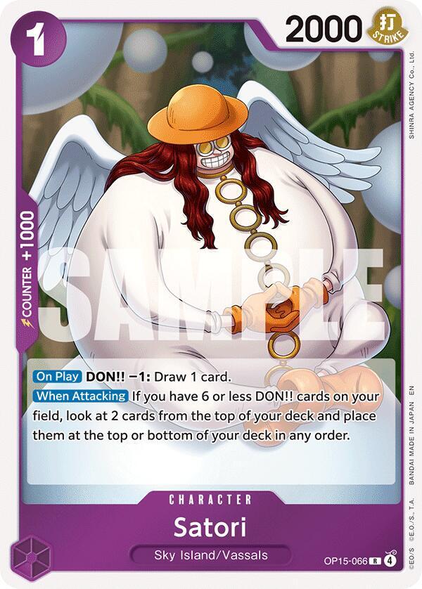 Satori (OP15-066) - Adventure on Kami’s Island (Rare) [OP15-066] — one-piece card