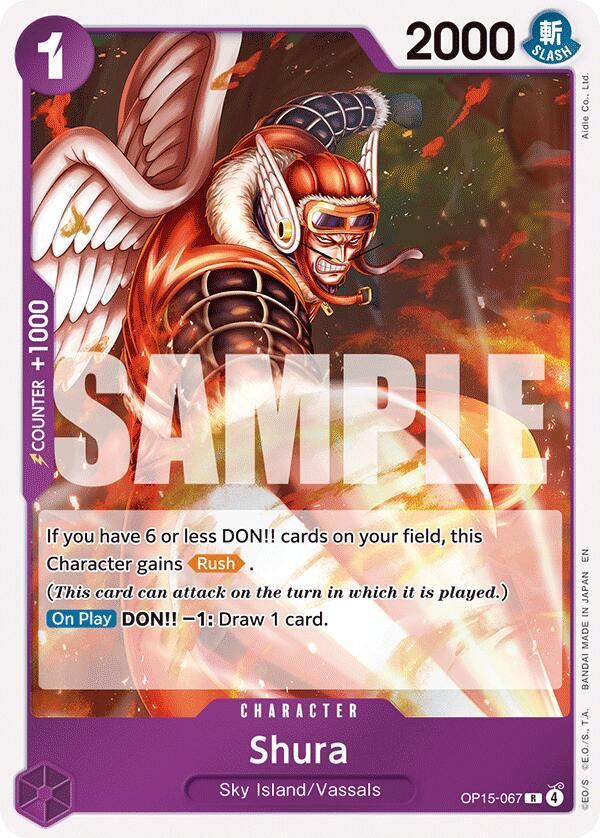 Shura (OP15-067) - Adventure on Kami’s Island (Rare) [OP15-067] — one-piece card