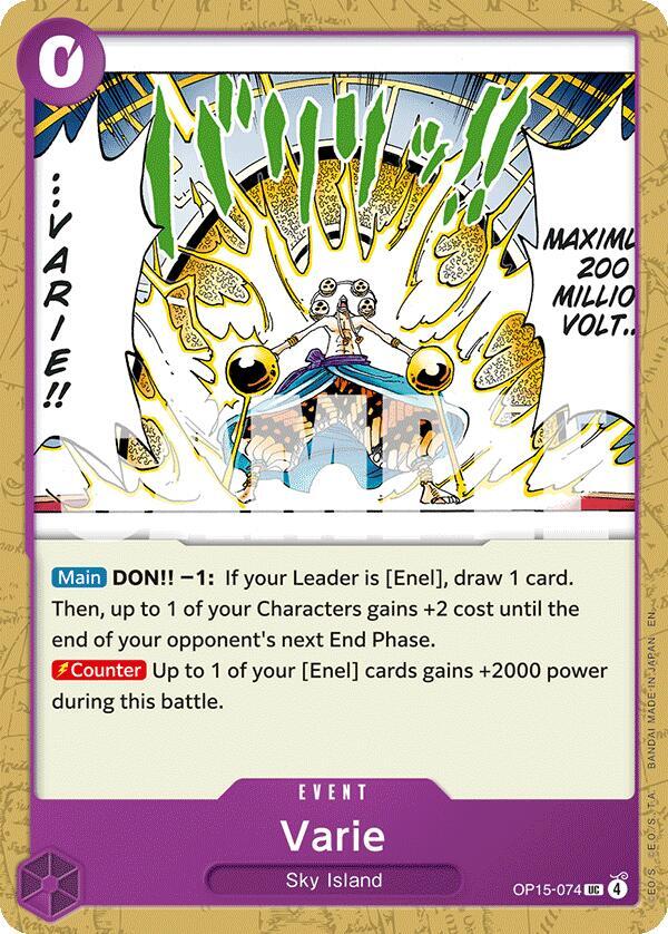 Varie (OP15-074) - Adventure on Kami’s Island (Uncommon) [OP15-074] — one-piece card