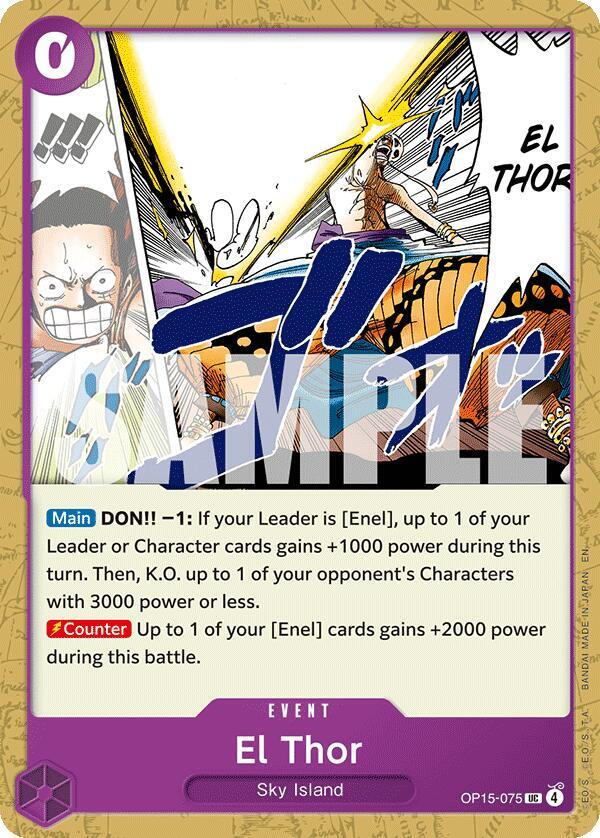 El Thor (OP15-075) - Adventure on Kami’s Island (Uncommon) [OP15-075] — one-piece card