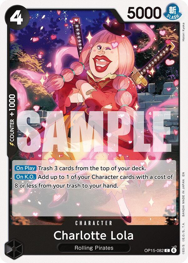 Charlotte Lola (OP15-082) - Adventure on Kami’s Island (Common) [OP15-082] — one-piece card