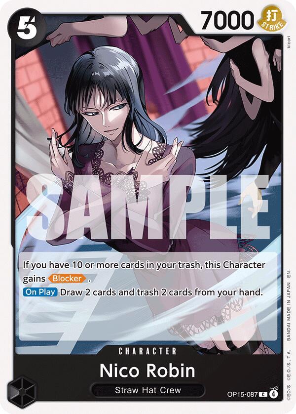 Nico Robin (OP15-087) - Adventure on Kami’s Island (Common) [OP15-087] — one-piece card Hoofdafbeelding