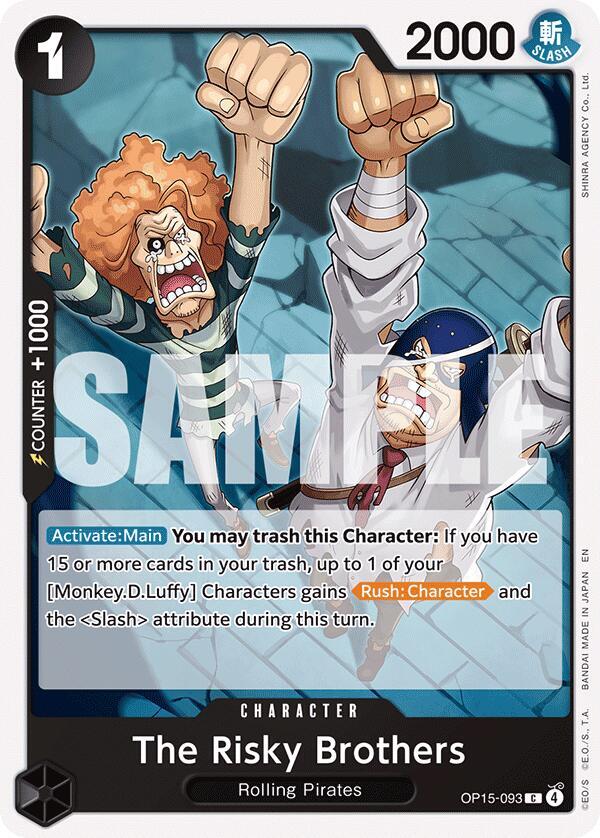 The Risky Brothers (OP15-093) - Adventure on Kami’s Island (Common) [OP15-093] — one-piece card