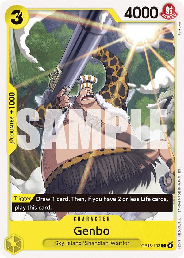 Genbo (OP15-103) - Adventure on Kami’s Island (Common) [OP15-103] — one-piece card