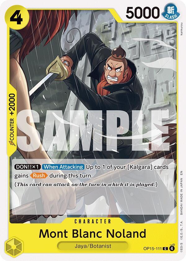 Mont Blanc Noland (OP15-111) - Adventure on Kami’s Island (Common) [OP15-111] — one-piece card