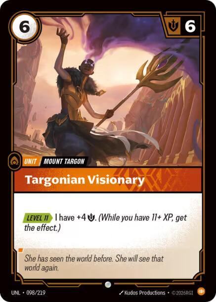 Targonian Visionary - Unleashed (Common) [UNL-098] — riftbound card
