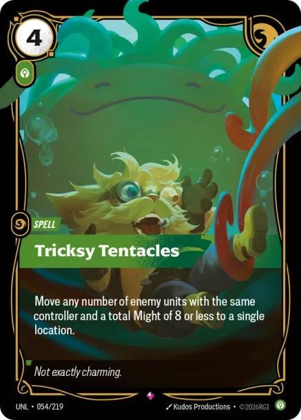 Tricksy Tentacles - Unleashed (Rare) [UNL-054] — riftbound card