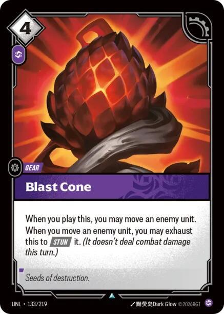 Blast Cone - Unleashed (Uncommon) [UNL-133] — riftbound card Main image