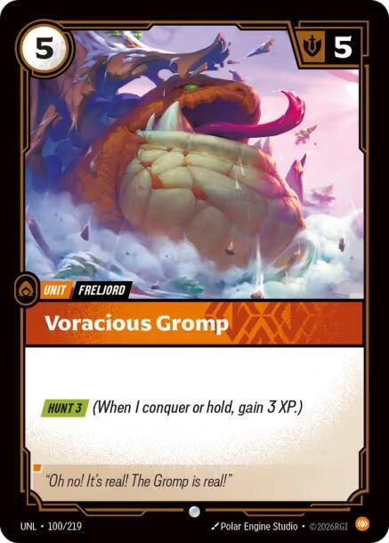 Voracious Gromp - Unleashed (Common) [UNL-100] — riftbound card