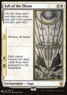 Fall of the Thran - The List (Rare) [ZNL-18]