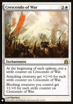 Crescendo of War - The List (Rare) [ZNL-12] Immagine principale del prodotto