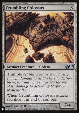 Crumbling Colossus - The List (Uncommon) [ZNL-204] Hover Image
