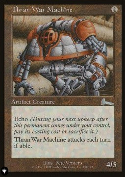 Thran War Machine - The List (Uncommon) [ZNL-134] Hover Image