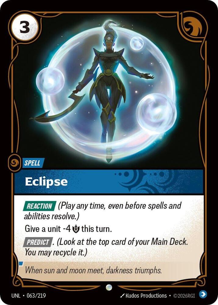 Eclipse - Unleashed (Common) [UNL-063] — riftbound card