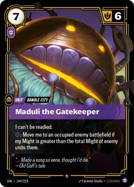 Maduli the Gatekeeper - Unleashed (Rare) [UNL-144] — riftbound card