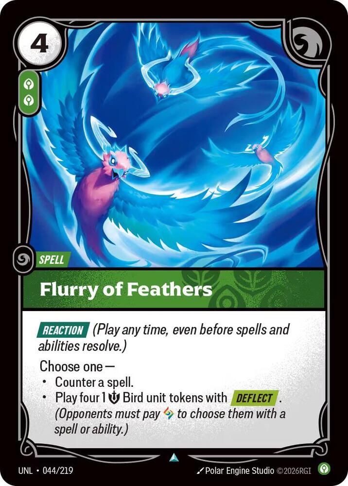 Flurry of Feathers - Unleashed (Uncommon) [UNL-044] — riftbound card