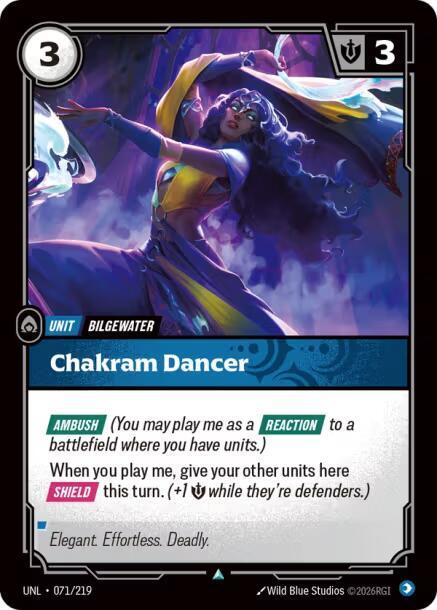 Chakram Dancer - Unleashed (Uncommon) [UNL-071] — riftbound card
