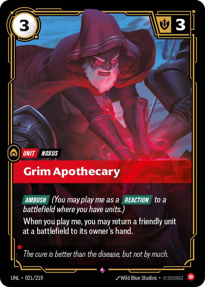Grim Apothecary - Unleashed (Rare) [UNL-021] — riftbound card