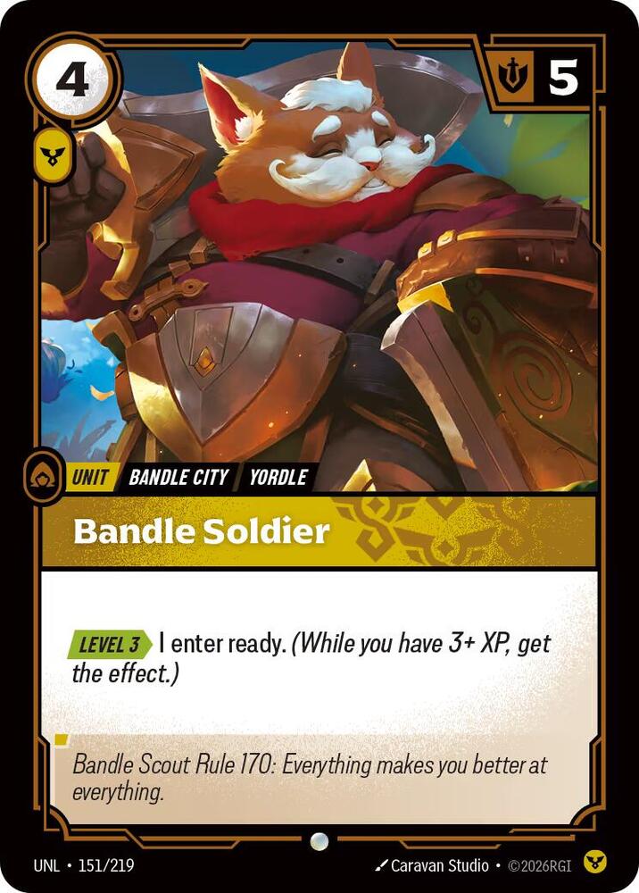 Bandle Soldier - Unleashed (Common) [UNL-151] — riftbound card Main image
