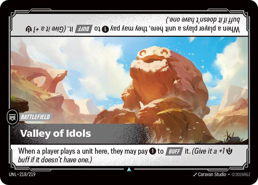 Valley of Idols - Unleashed (Uncommon) [UNL-218] — riftbound card