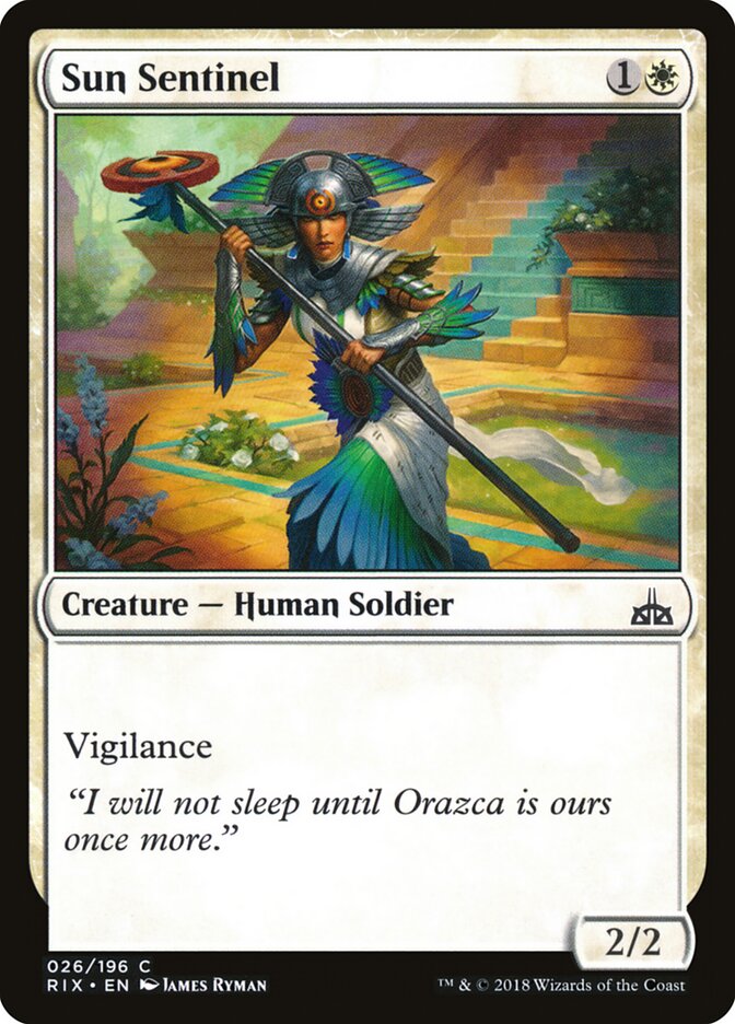 Sun Sentinel - Rivals of Ixalan (Common) [RIX-26]