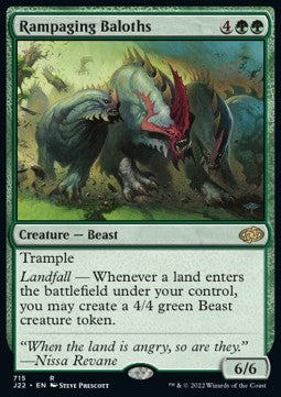 Rampaging Baloths - Jumpstart 2022 (Rare) [J22-715] Imagen principal del producto
