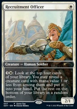 Recruitment Officer - Game Day Promos (Rare) [GDY-7] Imagen principal del producto