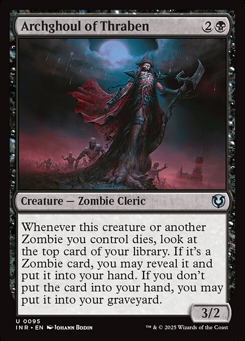 Archghoul of Thraben – Innistrad Remastered (INR-95) Magic: The Gathering card Image principale du produit