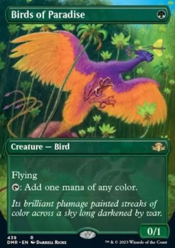 Birds of Paradise (V.2) - Dominaria Remastered: Extras (Rare) [XDMR-439] Hauptbild