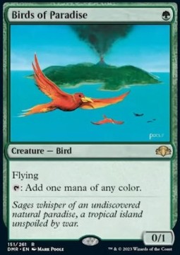 Birds of Paradise - Dominaria Remastered (Rare) [DMR-151] Imagen principal del producto