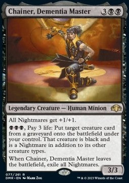 Chainer, Dementia Master - Dominaria Remastered (Rare) [DMR-77] Imagen principal del producto
