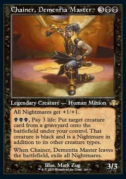 Chainer, Dementia Master (V.1) - Dominaria Remastered: Extras (Rare) [XDMR-299] Hover Image