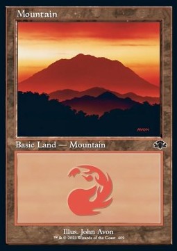 Mountain (V.2) - Dominaria Remastered (Land) [DMR-409] Hover Image