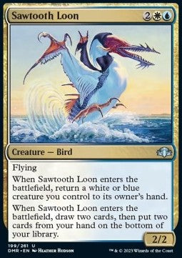 Sawtooth Loon - Dominaria Remastered (Uncommon) [DMR-199] Hauptbild
