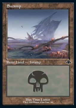 Swamp (V.1) - Dominaria Remastered (Land) [DMR-406] Imagen principal del producto